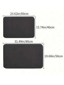 1pc Coral Fleece Bath Rug Non Slip Back Machine Washable Low Pile Flat Woven Oblong Shape Soft Comfort Bathroom Mat With Excellent Absorbency Suitable For Family Living Room Kitchen Bedroom Farmhouse Kitchen Spring Summer Autumn Winter Mat Father's Day Mother's Day Gift Halloween Christmas