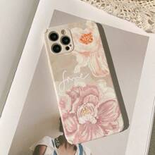 Retro Flower Phone Case Suitable For IPhone 11, IPhone 12, IPhone 13 Pro Max
