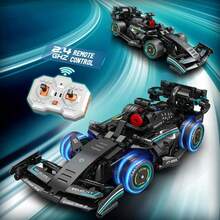 F1 Racing Car Building Kit - 1:24 Scale Remote Control Formula Racing Car Model - DIY Remote Control Car Building Blocks For Kids And Boys - Best Birthday Gift Toy - Multicolor - View 10