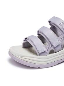 CAMEL CROWN Women's Casual Sandals, Summer Casual Sandals, Thick-Soled High-Heeled Sandals, Hook And Loop Beach Shoes