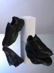 Women's Casual Sporty Sneakers, Versatile Mesh Breathable Chunky Sneakers, Leather Patchwork Lightweight Running Shoes, Fashion Personalized Student Athletic Shoes For Outdoor, Party, Lolita, Glitter Mesh Shoes, Mulard Style New Arrivals, Super Light Fitness Walking Shoes, All Season Hollow-Out Running Shoes, Autumn/Winter Mid-Top Waterproof Leather Boots