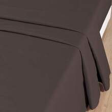 Conjunto de sábanas de color sólido de tres piezas, cómodo, suave y skin-friendly para un sueño tranquilo, disponible en múltiples tamaños.