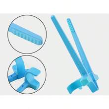 ChicchokokLITE Finger Chopsticks 4 PCS Gamer Chopsticks With, Chip Grabber, Snack Helper, Official Snacking - Enjoy Snacks And Chips With Ease - Innovative Gaming Snacking Solution - 藍色 - 查看 3