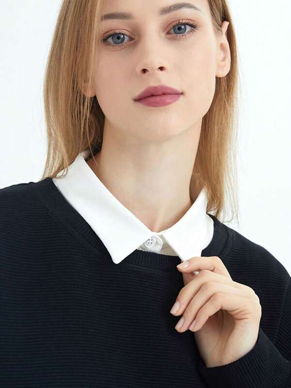 1/2pcs Fashion Women Accessories Minimalist Dickey False Blouse Collar Fake Collar Women Faux Collar