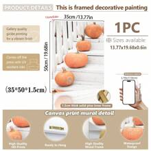 1/3 piezas, Cuadro colgante de lienzo, Decoración artística enmarcada, Listo para colgar, Artes de pared, Pósteres, Arte de pared con marco, Pósteres de Acción de Gracias, Impresión de cosecha de otoño, Conjunto de fotos de calabaza, Granja de otoño, Decoración de cocina, Arte de pared de calabaza, Arte impreso de otoño, Otoño, Halloween, Decoración de Halloween, Decoración de habitación, Decoración de dormitorio, Decoración de pared del hogar, Decoración de otoño