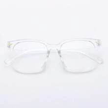 1pc Fashionable Oversized Unisex Retro Y2K Style Eyeglasses, Versatile