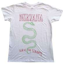 Nirvana Serve The Servants T Shirt - 白色 - 查看 4
