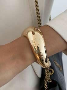 1 件/3 件/套波西米亚复古时尚不对称宽树脂袖口手链，奢华日常和派对珠宝礼物，适合女性（手链颜色和材质以实际商品为准）