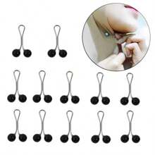 12 pièces Ensemble de broches pour femmes, broches de perle pour foulard, châle, serre-tête, pull, y compris épingles de sûreté, pinces à foulard