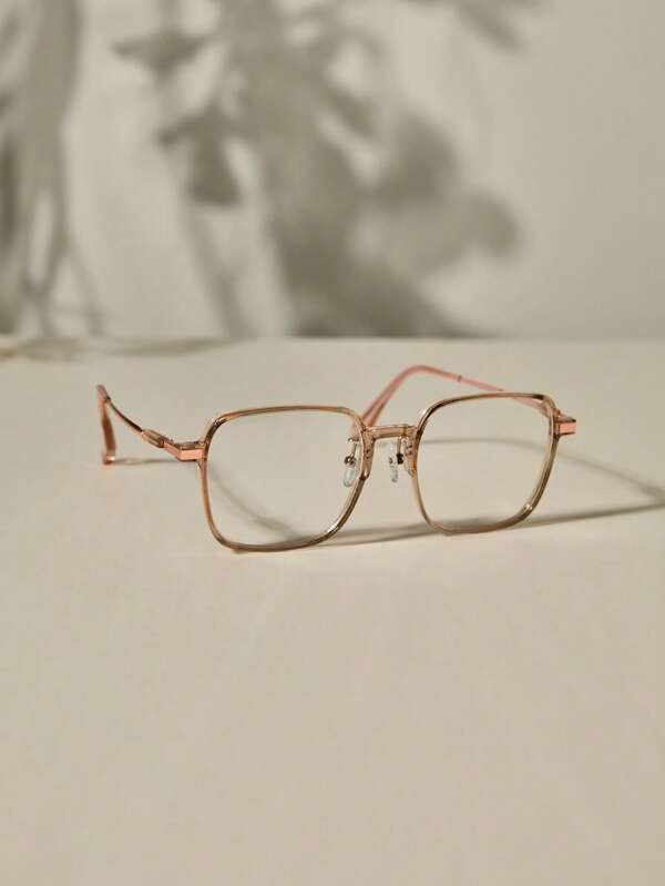 1 pièce Lunettes de mode carrées pour femme, style classique moderne et simple, lunettes photochromiques