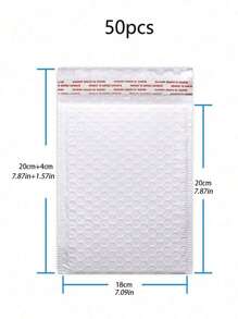 50 Pcs Bubble Mailers Bubble Usable Bubble Envelopes Small Packaging Mailing Envelope Shipping Bag Bulk Pack Self Seal Package Packing Business Supplies School Supplies, Back To School