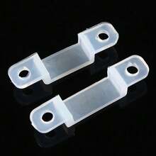 3Set (10pcs/Set) WATERPROOF LED STRIP LIGHT MOUNTING CLIPS CLAMPS 5050 5630 RGB 7020 - White - View 3