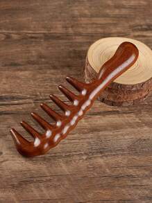 1pc Random Acupoint Massager Scalp Massage Comb, Wooden Air Cushion Brush, Full Body Meridian Massage Tool