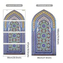 SURELIFE 1 tấm giấy dán tường nghệ thuật khảm mosaic Hồi giáo cổ điển, thích hợp cho tủ, cửa tủ quần áo, phòng ngủ, phòng khách và các không gian trang trí nhà khác, giấy dán tường tự dính chống thấm nước, decal dán tường, trang trí phòng, trang trí tường, trang trí nhà bếp và phòng khách. - Nhiều màu - Xem 13