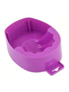 紫色美甲浸泡碗专业抛光护理手部浸泡碗指甲油托盘指甲护理工具指甲营养用于指甲油和消毒护理 1 件 - 紫色 - 查看 4