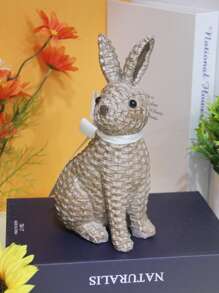 تزيين على شكل أرنب كرتوني، مناسب لغرفة النوم وغرفة المعيشة