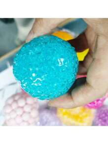 1/2/3 piezas Pelotas de estrés de colores para adultos, pelotas con forma para que los adultos las manipulen para aliviar el estrés, pelotas adhesivas de manipulación, pelotas de apretón de colores