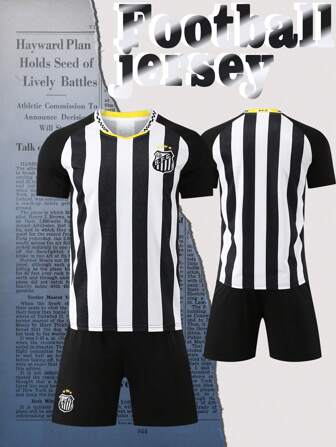 ODMYONO 2025 New Football Uniform Set For Both Men And Women, Including Training And Competition Jerseys And Shorts, Breathable, Quick Drying, Moisture Wicking, High Elasticity Polyester Fiber, 3D Mesh Splicing, Professional Team Training And Competition Uniform