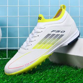 1 Pair Adult Unisex Football/Soccer Cleats, High Top Outdoor Team Sports Shoes, Large Size Non-Slip Wear-Resistant TF Short Spikes For Artificial Turf, Sand, Natural Grass, Indoor Field, Includes Men/Women Lace-Up Small Size Olive American Football Shoes, Lightweight High Performance Anti-Slip Design Professional Soccer Boots