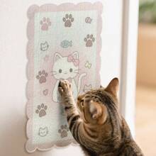 1 Stück 50 x 80cm ungleichmäßiger extra klebsamer Kratzer-Schutz für Katzen, Möbelschutz für Türen/Wände/Sofas, stoppt Kratzen von Katzen