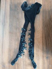 1/2 đôi quần legging lưới trang trí nơ cho bé gái, tất lưới thời trang cho trẻ em, lý tưởng cho các hoạt động ngoài trời vào mùa xuân/hè. - Nhiều màu - Xem 6