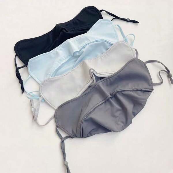 1 Pc Summer Sun Protection, Anti-Ultraviolet, Ice Silk Feel Mask, Breathable, Eye-Protecting, Adjustable Mask Thin Breathable Sun-Proof Ice Silk Mask; Anti-UV Eye Corner Protection 1 Pair Ice Silk Sun Protection Arm Sleeve, Thin And Breathable Arm Guard, Outdoor Sports Cycling Anti-Ultraviolet Arm Sleeve Ice Sleeve Summer Sun Protection Sleeve For Women Anti-UV Ice Sleeve For Men Arm Guard For Driving And Cycling Arm Ice Silk Sleeve