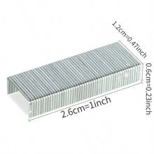 1 Set Of Stapler, Office Supplies, Labor-Saving, Suitable For Students, Accommodates Standard Booklets With 20 Pages, 12 Number Stapler - Multicolor - View 3