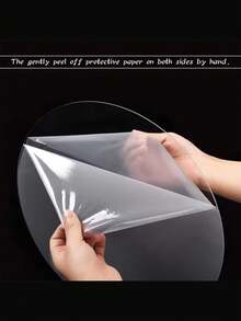 1 个亚克力蛋糕架、亚克力蛋糕盘、白色圆形蛋糕板、圆形亚克力蛋糕展示板、可重复使用的亚克力蛋糕架、蛋糕托盘 DIY 圆形装饰托盘、亚克力蛋糕托盘圆形蛋糕版透明亚克力蛋糕托盘 DIY 圆形装饰板、透明圆形蛋糕展示架、用于蛋糕 DIY 甜点和装饰配件的亚克力蛋糕架盘