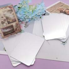 8 piezas de espejos acrílicos cuadrados de plástico irrompible, espejos de estilo de ladrillo de vidrio mini, adecuados para el aula, la oficina, manualidades del hogar Volver a la escuela