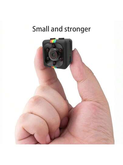 Mini 1080P HD Nanny Cam Night Vision, Motion Detection Loop Recording Full Indoor Security Camera, USB Powered, Display, Wand Mountable Home Monitoring, Portable Monitoring Circular Lens Camera view 9