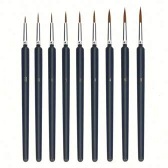 5pcs Ultra Fine Art Drawing Pens For Sketching, Number Painting, Oil, Watercolor & Gouache, Outlining Back To School,Back To School,School Supplies