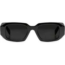 Gafas de sol rectangulares para mujeres y hombres, gafas hexagonales vintage retro con forma estética de 90S