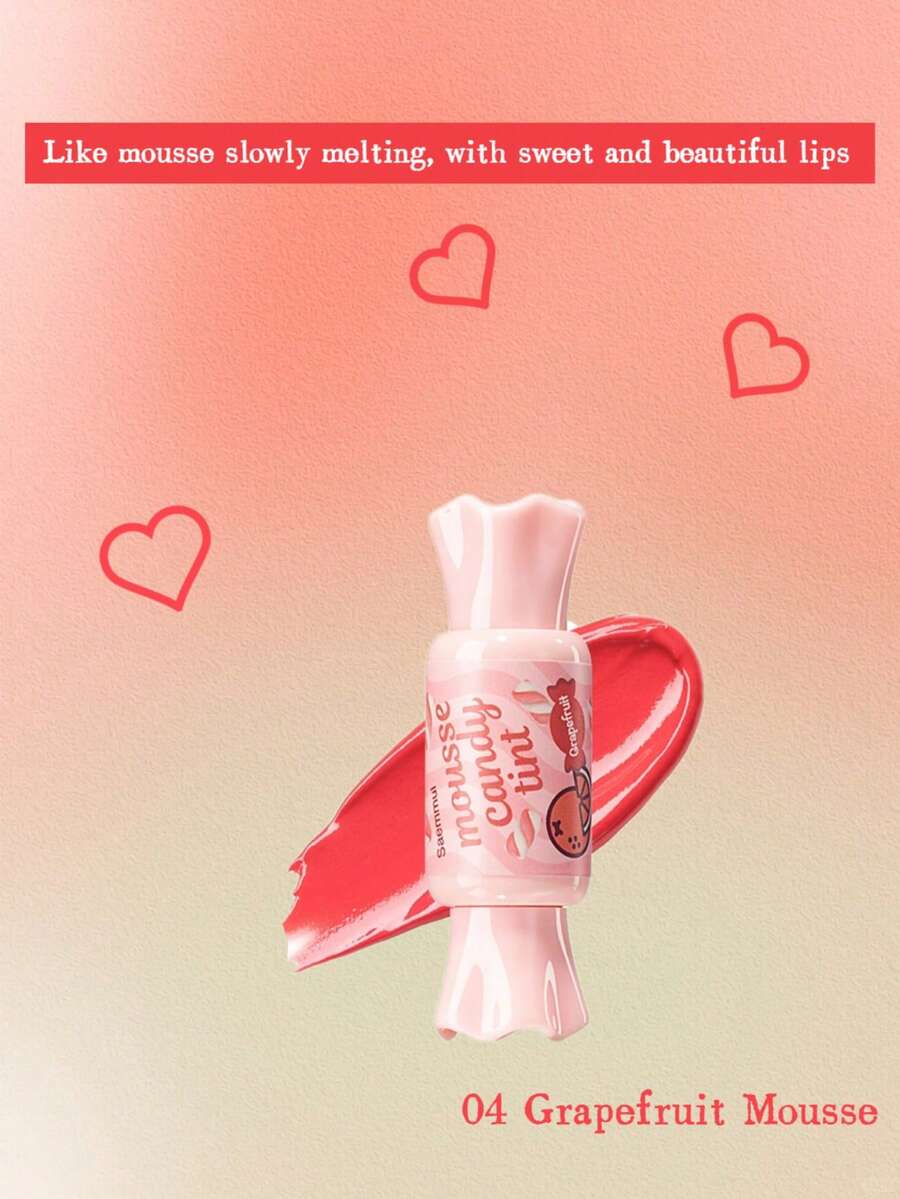 the SAEM Dexian Clear Sweet Dry Lip Stain 8g - 04 Grapefruit - View 1