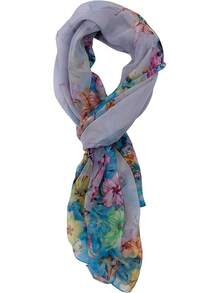 2025PANTONIGHT Long Chiffon Sheer Scarf For Womens - Col 755 - View 2