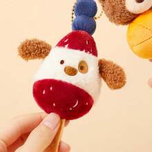 MINISO Giftfort Buddy 糖葫芦系列小狗毛绒挂饰，触感柔软，设计创意，适合作为包包、钥匙、书桌的甜蜜装饰，适合作为送给朋友的生日礼物（1 件） - 彩色 - 查看 3