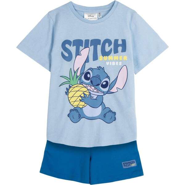 Disney Disney 2-delige kinderset voor jongens en meisjes - Zomer T-shirt en korte broek, comfortabele, lichte en ademende set - Kinderset met leuke karakterontwerpen zoals Minnie of Stitch, ideaal voor zomer- en buitenactiviteiten ⚫ GRATIS verzending ✅ Levering binnen 24/48 uur naar Spanje (schiereiland)