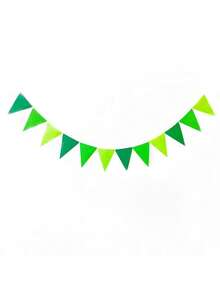 1set Bright Rainbow Flag Banner Garland, Playful Design Multi-Color Felt Flag, Perfect For Birthday Parties, Weddings, Graduations, Homecoming, Celebrations, Rainbow Party Decorations, Room Decor, Home Decor - Multicolor - View 8