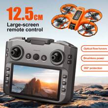 AXNEN Novo Drone RC S156 de 2025 720P HD Profissional 360° Com Duas Câmeras 5G WIFI Motores Sem Escovas Desvio de Obstáculos Quadricóptero Dobrável, Brinquedo de Aeronave de Controle Remoto, Presentes