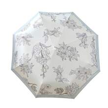Umbrellas And Rain Hat Umbrellas - Flor de boceto azul 50% de descuento - Ver 6
