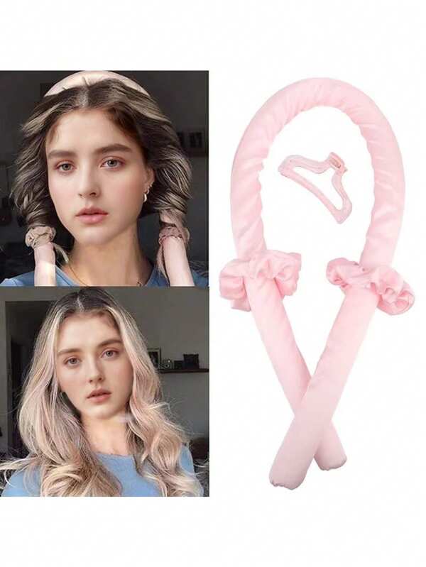 4 Stück/Set Haarstyling ohne Hitze Lockenwickler, wiederverwendbare hitzefrei Haar Lockenwickler, hitzefrei Seide Satin Lockenwickler, natürlich weiche welliges Haarstyling, DIY Lockenstyling Werkzeuge für die Nacht, hitzefrei Lockenwickler (hitzefrei Seide Satin Lockenwickler, Lockenwickler), Schaum Hitzfrei Schlaf Lockenwickler, Haarstyling, Haarprodukte, Lockige Haare Produkte, Haaraccessoires, Haarstyling Set, Haarstyling Werkzeuge