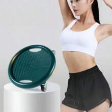 1PC 28*28cm/11*11in Noiseless Abdominal Wheel Roller Safety 4-Wheel Fitness Sliding Disc Exercise Wheels Multifunctional Abdominal Muscle Trainer