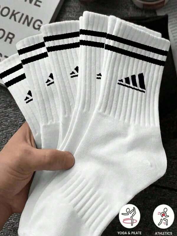 1/3/5 Paar einfarbige vielseitige Socken, atmungsaktiv, bequem, saugfähig kurze Socken geeignet für den täglichen Gebrauch, Sport, Büro, Lässig-Stil, alle Jahreszeiten Valentinstag