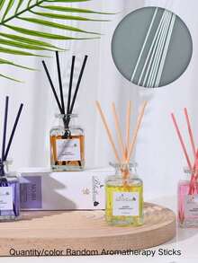 1/2 pièces Diffuseur d'arôme romantique, huile essentielle, parfum de lavande, pêche et oud, rafraîchisseur d'air pour la maison et la chambre à coucher, diffuseur en rotin, bureau et maison, article essentiel pour les vacances, décoration parfumée désodorisant, cadeau pour la petite amie/la Saint-Valentin/Noël - Divers parfums - Voir 3