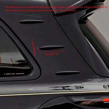 8件装汽车前后保险杠防撞条前唇车门防刮防撞条加宽防刮贴纸 - 均碼 - 查看 10