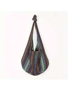 Large Capacity, Versatile  Canvas Shoulder Bag For Women - Royal Blue - View 8