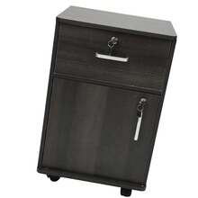 Mobile File Cabinet Multiple Drawers Sturdy Under Desk Rolling File Cabinet With Locks Wheels For Home Office Walnut Color - 彩色 - 查看 10