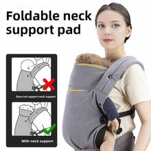 1 个可调节多功能婴儿肩带，舒适轻便的婴儿背带，适合 7-44 磅（3.2-20.0 千克）的婴儿，可用于前后携带，方便旅行