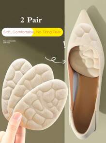 Plantillas metatarsales para mujeres con tacones altos, almohadillas para zapatos de media talla, cojines para la suela anti-dolor, medias plantillas antideslizantes para reducir el tamaño de los zapatos