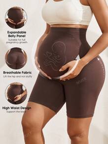 Mallas capri de maternidad con elástico bajo el vientre, aptas para uso diario