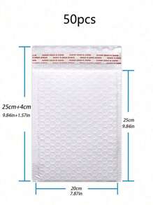 50 Pcs Bubble Mailers Bubble Usable Bubble Envelopes Small Packaging Mailing Envelope Shipping Bag Bulk Pack Self Seal Package Packing Business Supplies School Supplies, Back To School